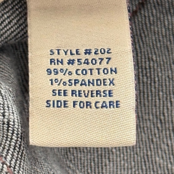 CAbi Jeans #202 Size 6 Skinny Ankle Gray Denim Black Wash Cotton-Spandex - Picture 8 of 9